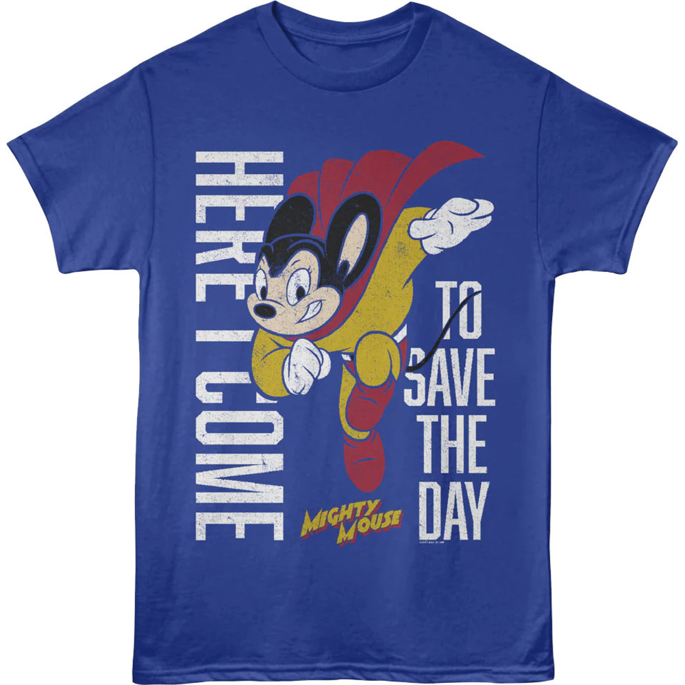 Here I Come To Save The Day Mighty Mouse Tshirt